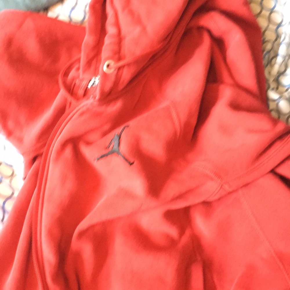 Jordan red hoodie